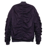 Weiv Mirosuede Scrunched Bomber Jacket