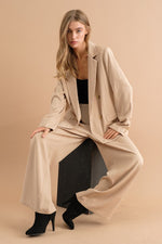 Women's Double Button Blazer Jacket