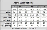 Women's Watercolor Activewear Set, Leggings and Sports Bra
