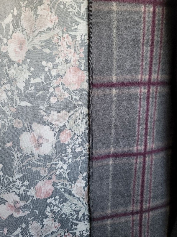 Women's Mix Fabric Multicolor Open Cardigan