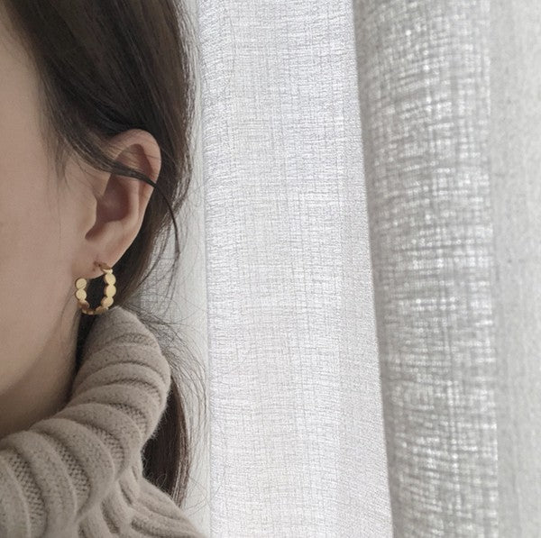 DISC EARRING