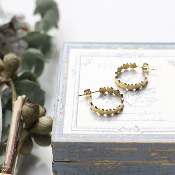DISC EARRING
