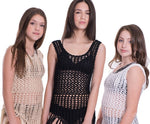 Kids Crochet Cover Up Swimwear