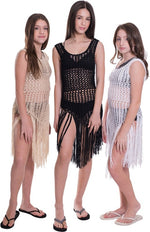 Kids Crochet Cover Up Swimwear
