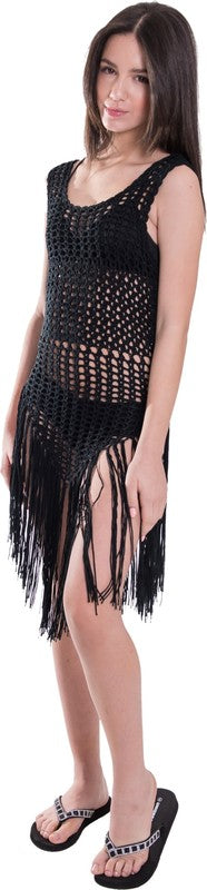 Kids Crochet Cover Up Swimwear