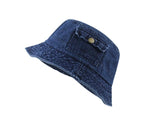 Women's Pocket Accent Denim Bucket Hat