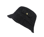 Women's Pocket Accent Denim Bucket Hat