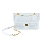 Women's High Quality Clear PVC Crossbody Bag