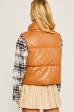 Women's PU Padded Vest