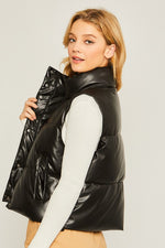 Women's PU Padded Vest