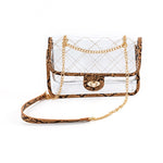 Women's High Quality Clear PVC Crossbody Bag