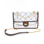 Women's High Quality Clear PVC Crossbody Bag
