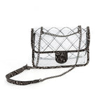 Women's High Quality Clear PVC Crossbody Bag