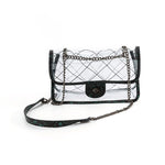 Women's High Quality Clear PVC Crossbody Bag
