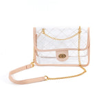 Women's High Quality Clear PVC Crossbody Bag
