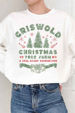 Women's Christmas Tree Farm Graphic Sweatshirt