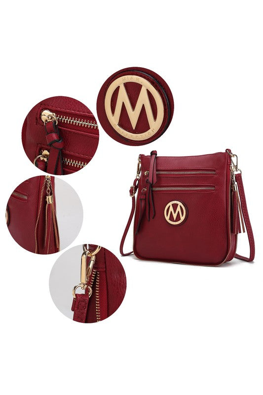 MKF Collection Women's Angelina Crossbody bag by Mia K