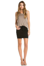 Women's Distressed Jeans Mini Skirts Vintage Denim