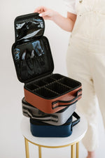 Isabella Customizable Womens Cosmetic Carrying Case