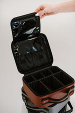 Isabella Customizable Womens Cosmetic Carrying Case