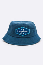 Explorer Patch Denim Bucket Hat
