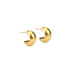 Retro Dome Hoop Earrings
