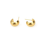 Retro Dome Hoop Earrings