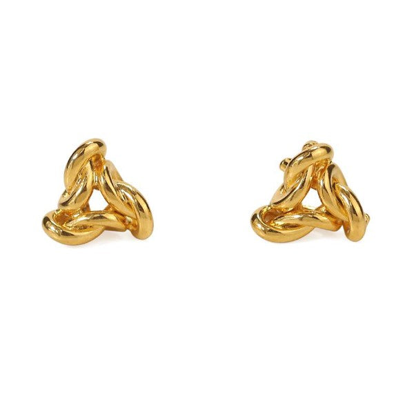 Twisted Triangle Earrings