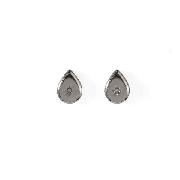 Sun Symbol Zircon Earrings