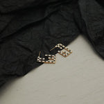 Geometric Checks Earrings
