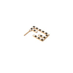 Geometric Checks Earrings