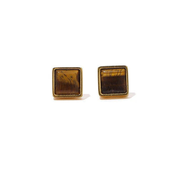 Square Stud Earrings