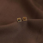 Square Stud Earrings