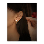 Chain tassel earrings