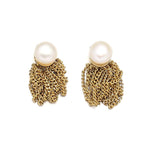 Chain tassel earrings