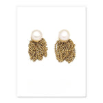 Chain tassel earrings