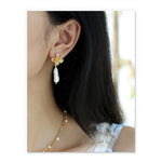 Baroque Pearl Retro Earrings