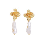Baroque Pearl Retro Earrings