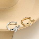 fashionable exquisite star shaped earring