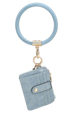MKF CollectionVegan Leather Bracelet Keychain