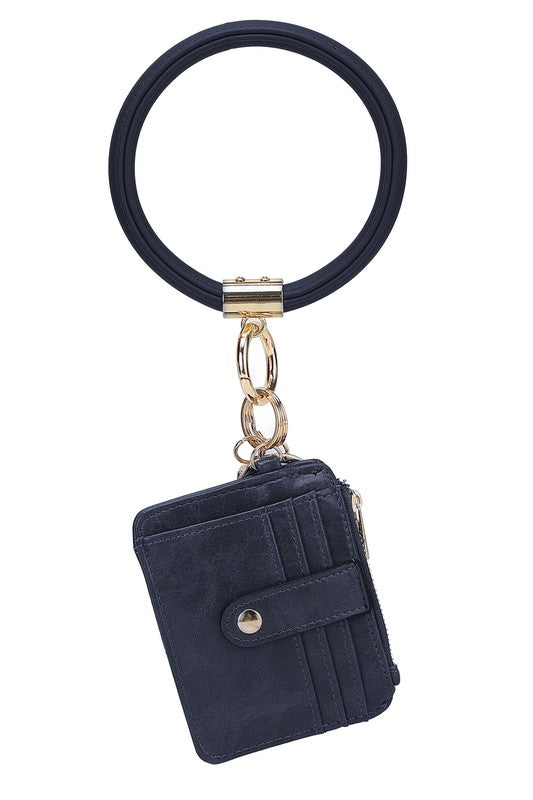 MKF CollectionVegan Leather Bracelet Keychain