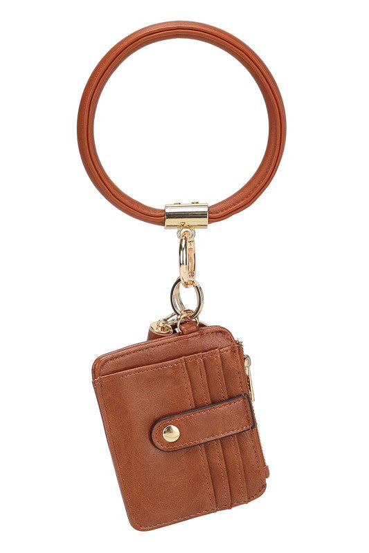 MKF CollectionVegan Leather Bracelet Keychain