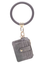 MKF CollectionVegan Leather Bracelet Keychain