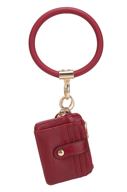 MKF CollectionVegan Leather Bracelet Keychain