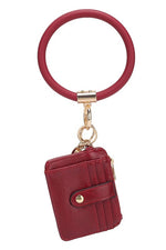 MKF CollectionVegan Leather Bracelet Keychain