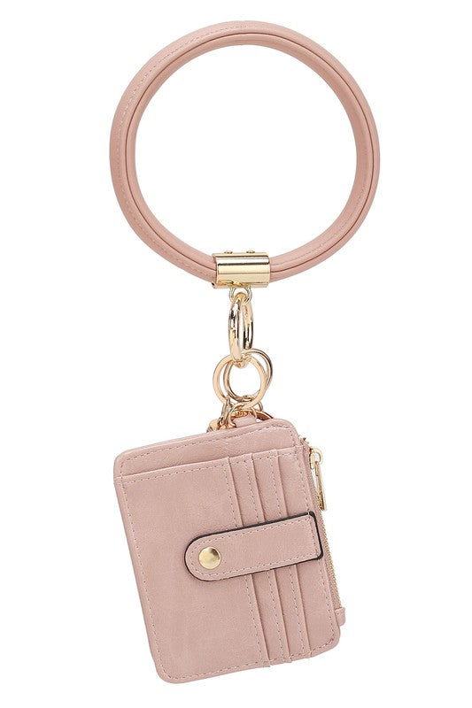 MKF CollectionVegan Leather Bracelet Keychain