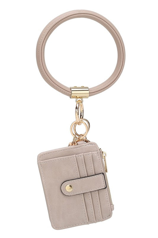 MKF CollectionVegan Leather Bracelet Keychain
