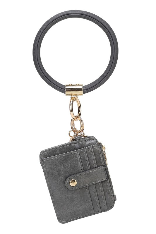 MKF CollectionVegan Leather Bracelet Keychain