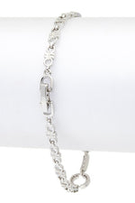 CZ Round Link Iconic Bracelet