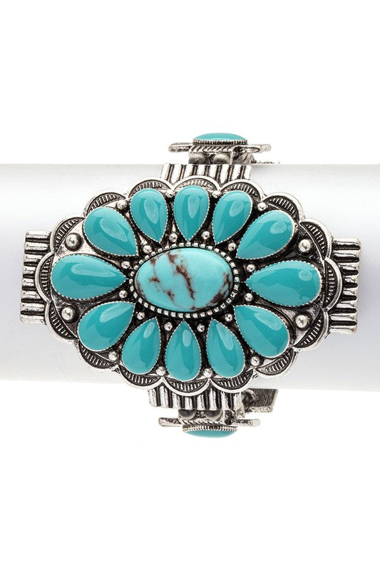 Oversize Western Boho Stretch Bracelet